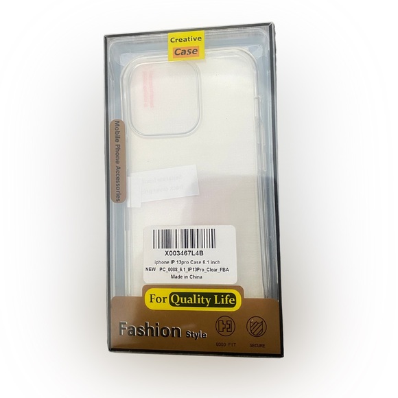 New iPhone IP 13 Case 13 Pro clear - Picture 1 of 2